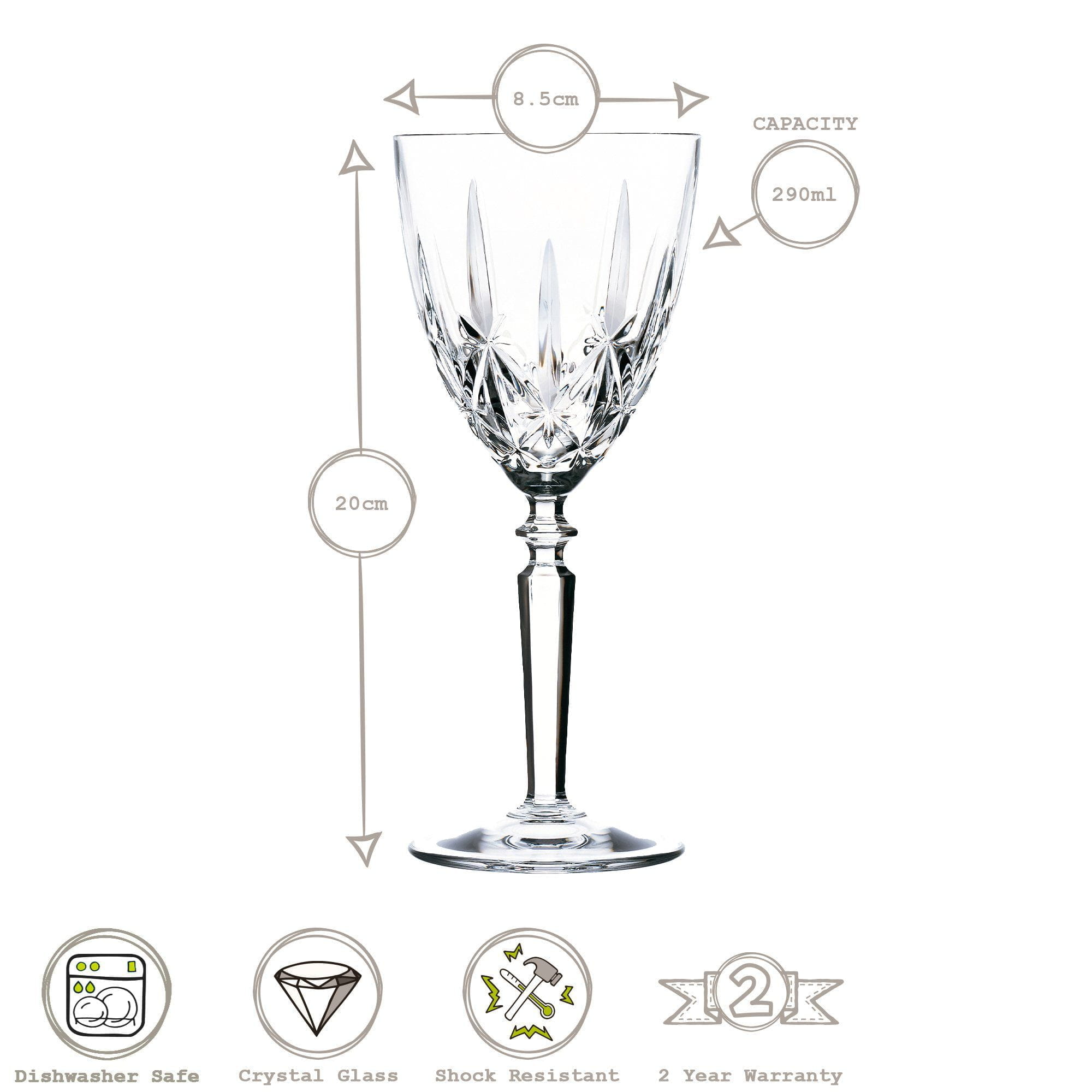 290ml Orchestra Wine Glasses - Pack of Six