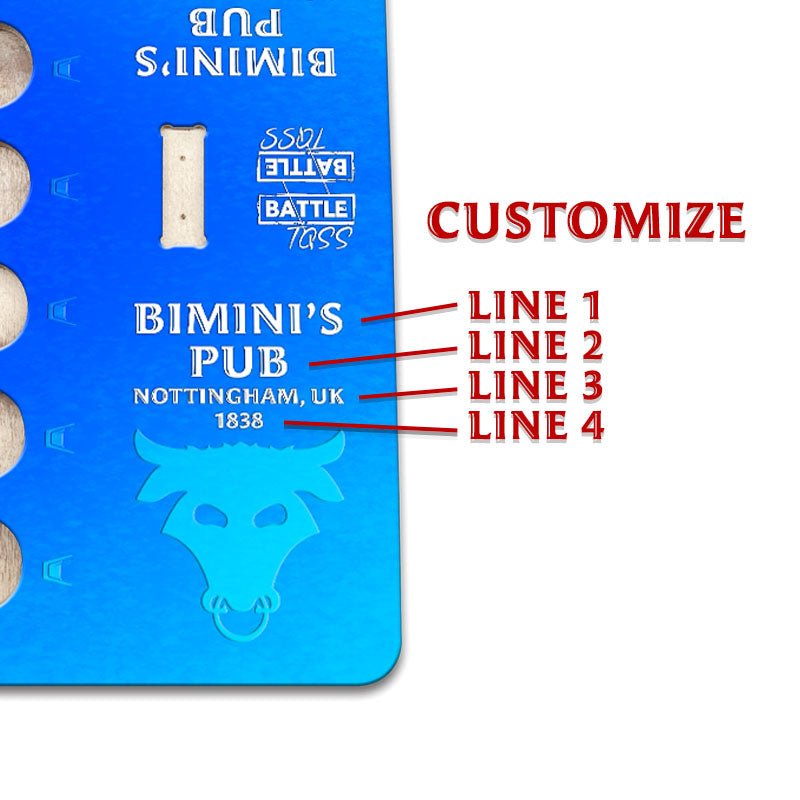 CUSTOMIZABLE Battle Toss - 2 Player Ring Toss Game - Bull - Multiple Colors Available!