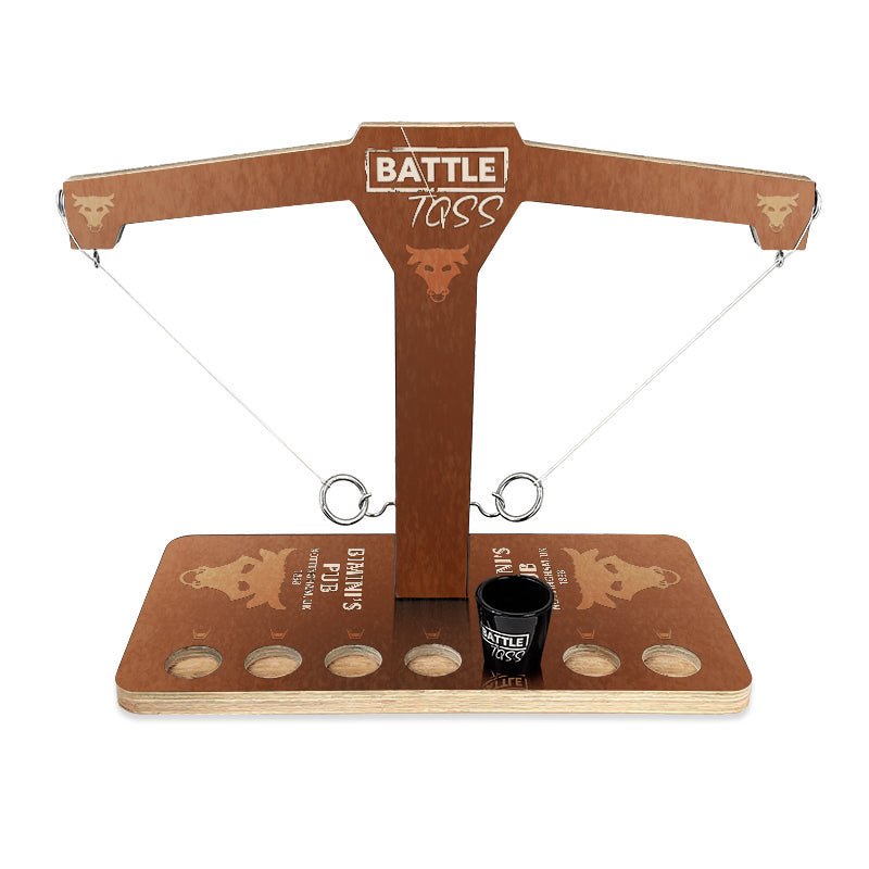 CUSTOMIZABLE Battle Toss - 2 Player Ring Toss Game - Bull - Multiple Colors Available!