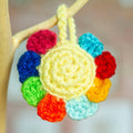 Flower Crocheted Charm for Handbags Handmade in Mexico - Cute Flower