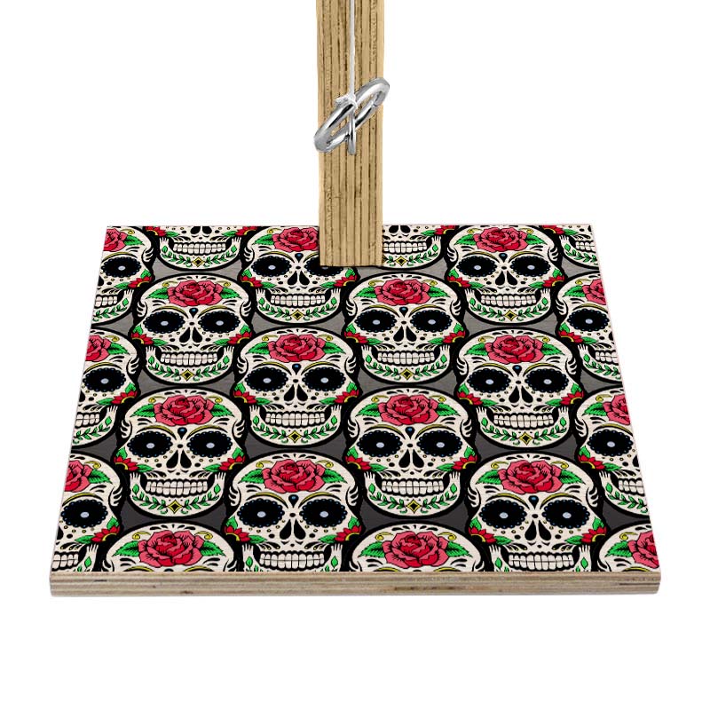 Small Tabletop Ring Toss Game - Sugar Skulls - Multiple Color Options