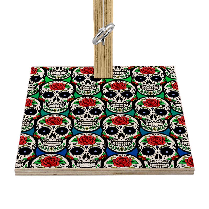Small Tabletop Ring Toss Game - Sugar Skulls - Multiple Color Options