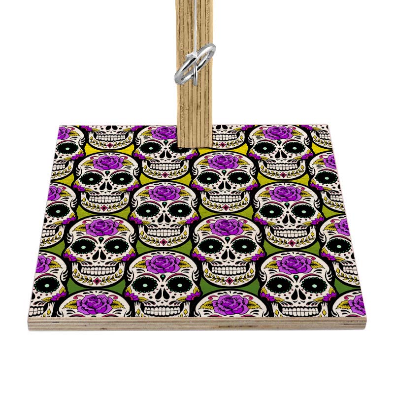 Small Tabletop Ring Toss Game - Sugar Skulls - Multiple Color Options