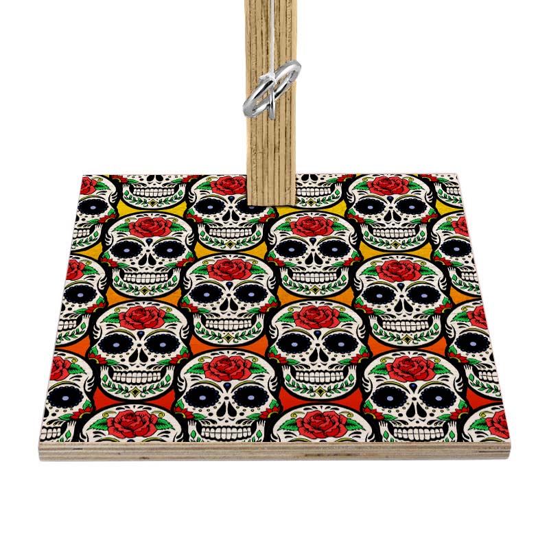 Small Tabletop Ring Toss Game - Sugar Skulls - Multiple Color Options
