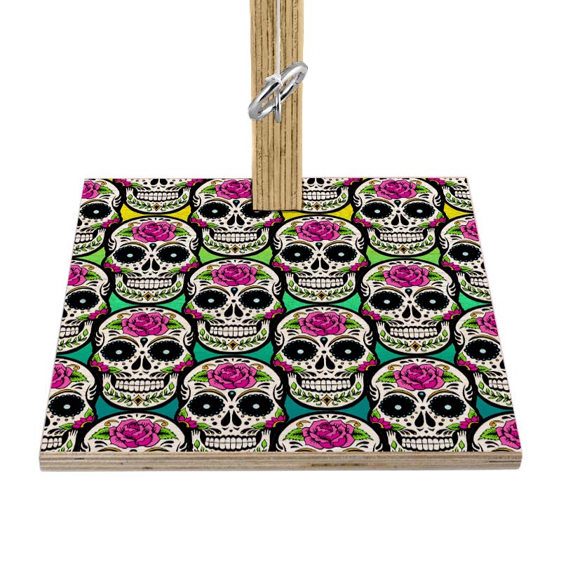 Small Tabletop Ring Toss Game - Sugar Skulls - Multiple Color Options
